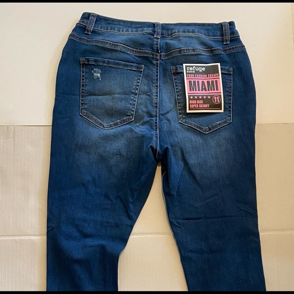 NWT $39.99 Miami SZ 11 High Rise Super Skinny - Picture 5 of 14